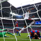 Ashley Young of Manchester United celebrates as goalkeeper Wayne Hennessey (13) and Joel Ward of Crystal Palace (right) look dejected after Man U’s first goal. Via Getty Images.
